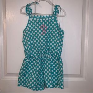 Kelly’s Kids romper “B” Monogram